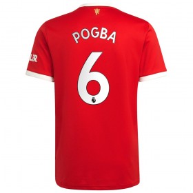 Jalkapallo Pelipaidat Manchester United Paul Pogba 6 Kotipaita 2021-2022 Lyhythihainen